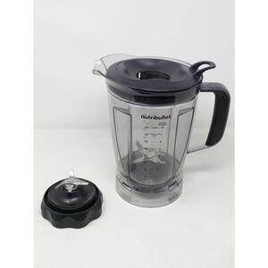 Genuine Nutribullet Blender Pitcher 64oz 8 Cup Replacement  w/ Lid No Center